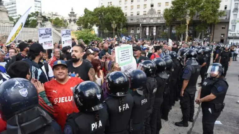 Nuevamente incidentes en la marcha de jubilados