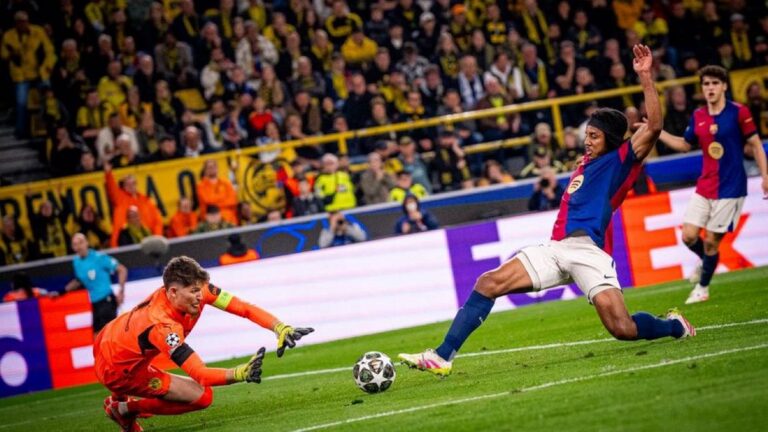 El Barcelona perdió con el Dortmund 3-1