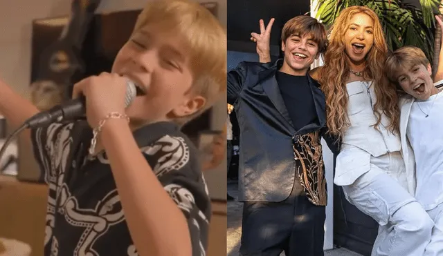 Hijos de Shakira sorprendieron en su debut musical
