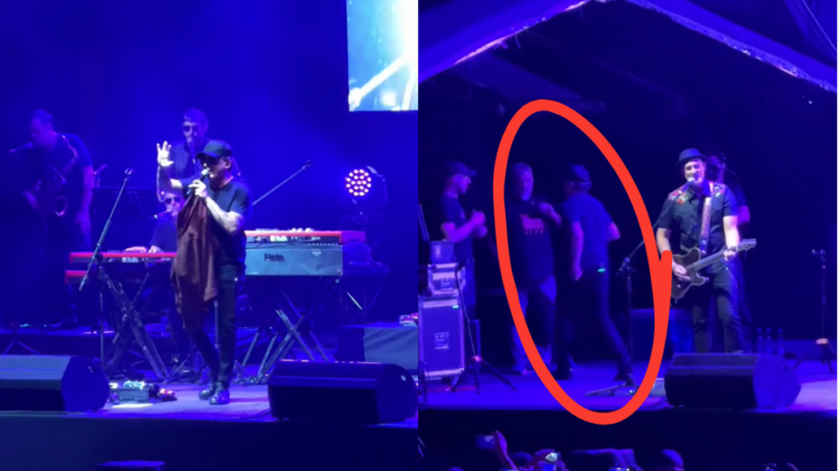 Andrés Calamaro abandonó el escenario en Cali en medio de abucheos