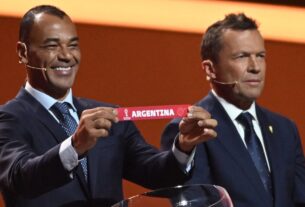 Selección argentina y en el sorteo del Mundial